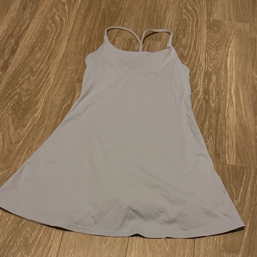 Light BlueSpaghetti Strap Athletic Sport Dress